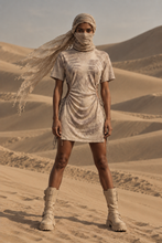 Load image into Gallery viewer, Beige Luna Cut Out Dress