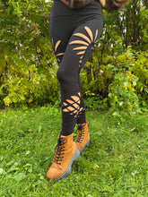 Load image into Gallery viewer, Black Star Leggings