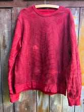 Load image into Gallery viewer, Dark Red XL Fern Jumper
