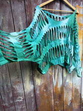 Load image into Gallery viewer, Green Cut out Top  plus leggings
