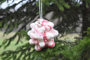 Red Bubble Portable Wool Lamp